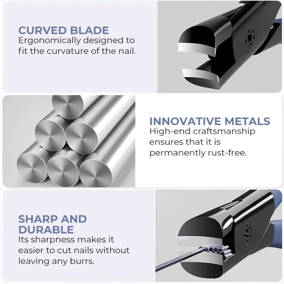 飛び散り防止の爪切り、正確で実用的