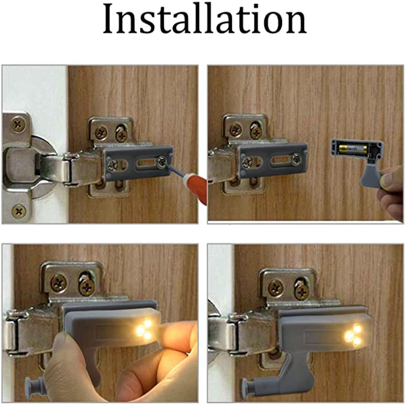 Light up your cabinets automatically with ease